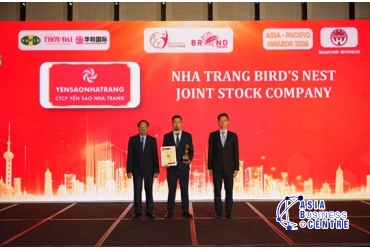 ​CTCP Yến Sào Nha Trang vinh dự nhận giải thưởng TOP 5 Diễn Đàn Kinh Tế Châu Á – Thái Bình Dương 2026